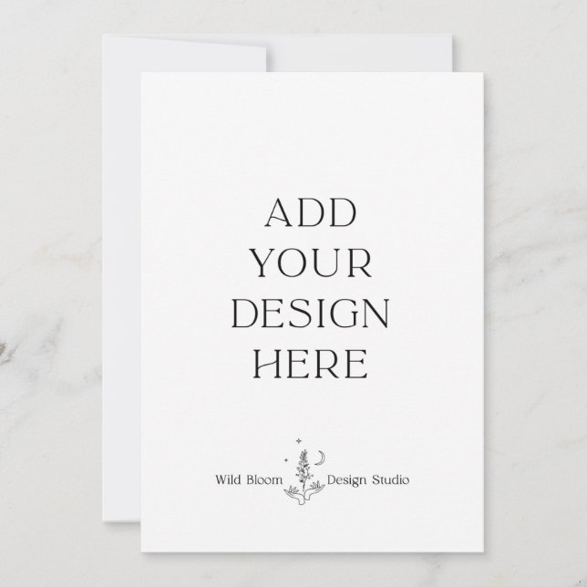 12x18" Einladungskarten für den benutzerdefinierte (Vorderseite)