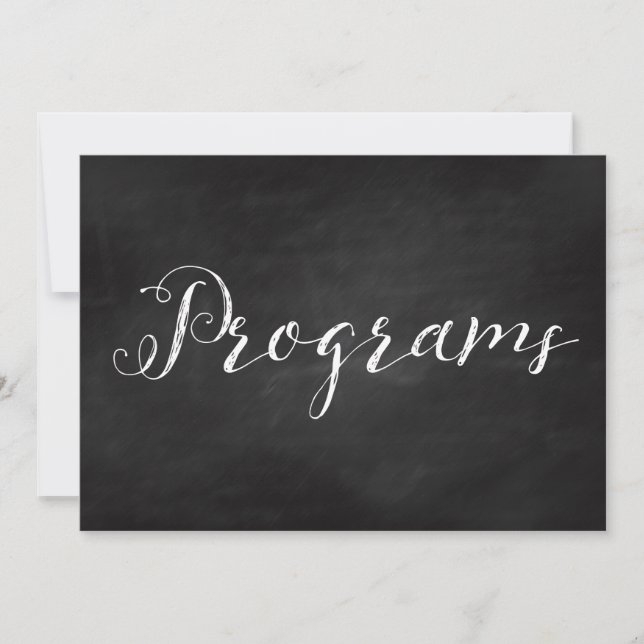 12x18 Favors Card Sign for Wedding (Vorderseite)