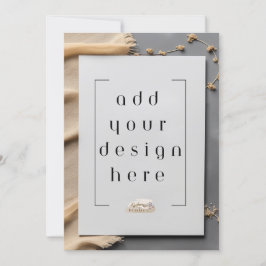 12x18" Flachkartendruck Einladung