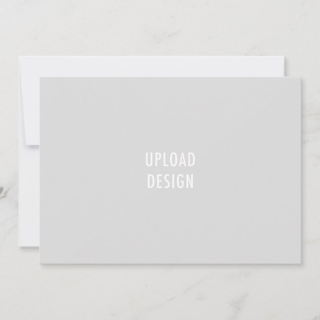 12x18 Flat Card Landschaft - Design hochladen Einladung (Vorderseite)