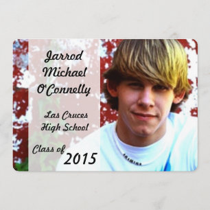 12x18 Foto-Porträt-Fotografie-Senior-Mitteilung Ankündigung