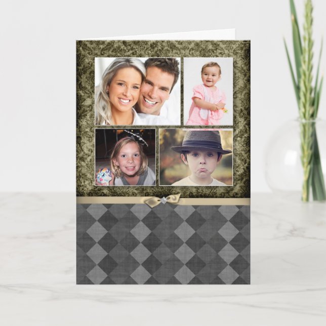 12x18 Foto Weihnachtskarte Feiertagskarte (Vorderseite)