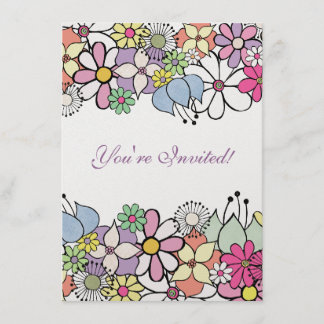 12x18 füllen heller Blüten-freier Raum Einladung
