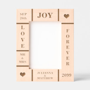 12x18 für Hochzeit oder Jubiläum Geätzte Rahmen