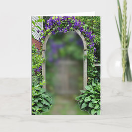 12x18 GARDEN GATE CARD Karte