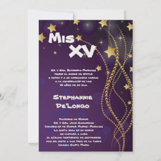 12x18 Glitz Glitzer Quinceanera Geburtstagseinladu Einladung