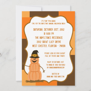 12x18 Halloween Fun Party Einladung