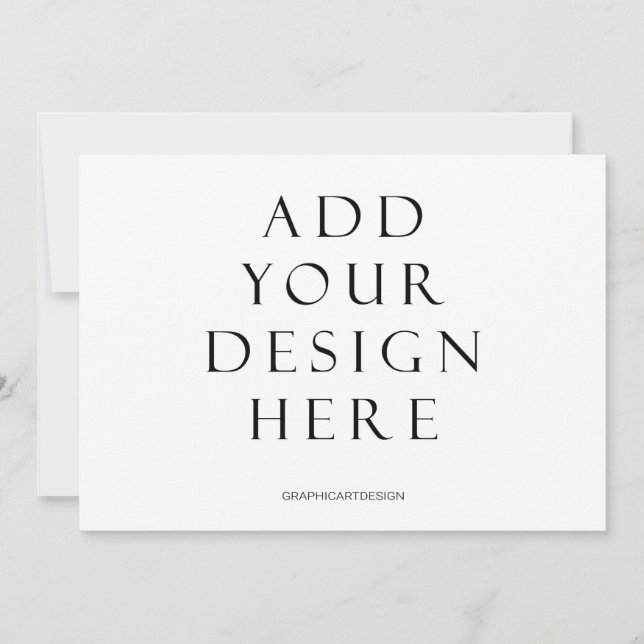 12x18" Horizontaler Einladungskartendruck Einladung (Vorderseite)