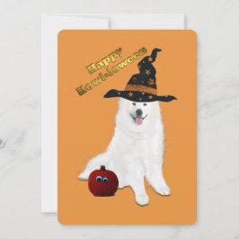 12x18 In. Flat Danke, dass du Card Halloween Samoy Dankeskarte