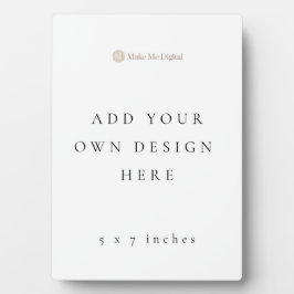 12x18 inch Plaque mit Stand Fotoplatte