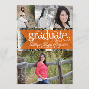 12x18 Jäger-Camouflage-Tarnungs-Senior-Mitteilung Ankündigung