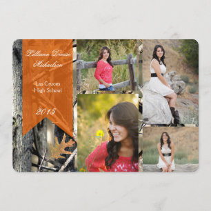 12x18 Jäger-Camouflage-Tarnungs-Senior-Mitteilung Ankündigung