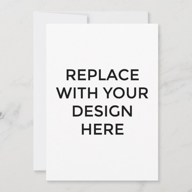 12x18"-Karte mit Back-Design-Druck Einladung (Vorderseite)