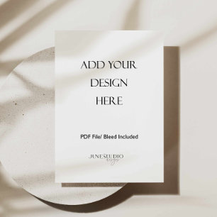 12x18" Menükarte Single drucken