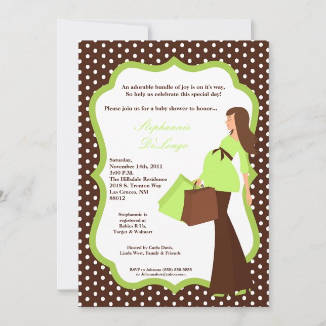 12x18 moderne einladung (Vorderseite)