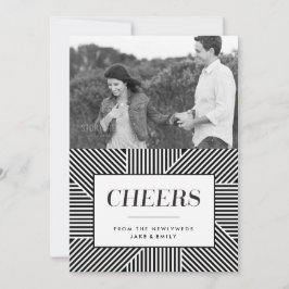 12x18 mutige Feiertags-Verlobung, Einladung