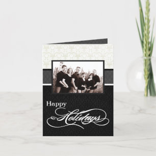 12x18 personalisierte FALTENDE FOTO Gruß-Karte Feiertagskarte