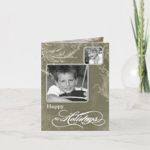 12x18 Personalisierte FOTO Weihnachtskarte Feiertagskarte