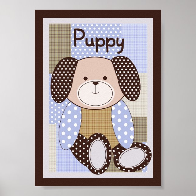 12x18 "Puppy" Graham Crackers Baby Beet Wall Art Poster (Vorne)