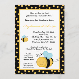 12x18 Spring Honey Bumble Bee Baby Dusche Einladun Einladung