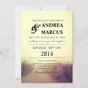 12x18 Sunrise Pathway Walkway Pat Wedding Einladun Einladung