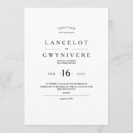 12x18 Text Vorlage Hochzeit einladen.