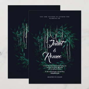 12x18 text wedding invite.ROMEO&JULIET Einladung