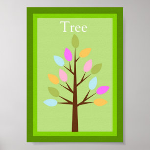 12x18 Tree Forest Friends - The Restaurant Poster