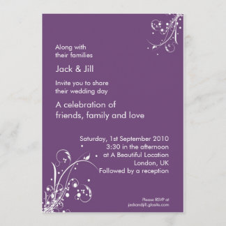 12x18 von Windwhisp (Trauben) Einladung