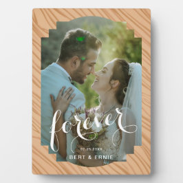 12x18 Wedding Memory Plaque mit Easel Stand Fotoplatte