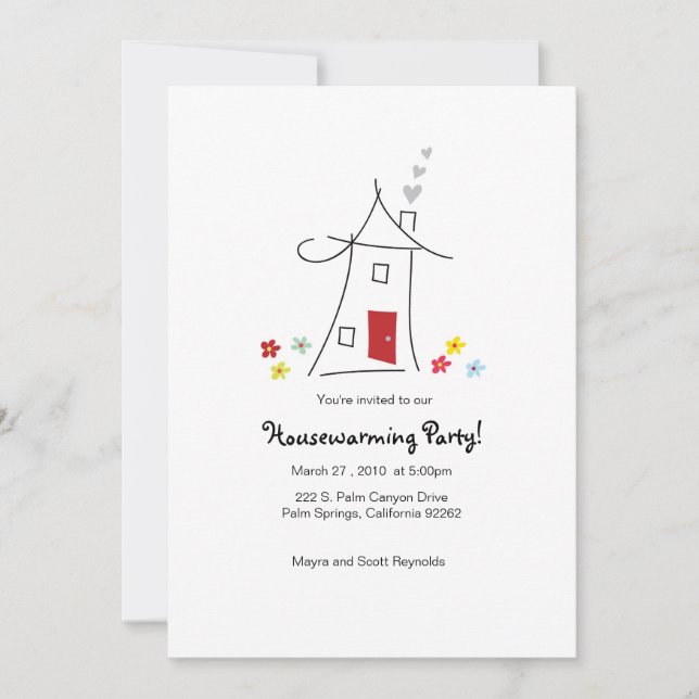 12x18 Whimsisches Party Einladung (Vorderseite)