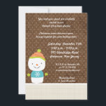 12x18 Winter Snowman WinterschneeEinladung Einladung<br><div class="desc">Diese 12x18 Sized Christmas Party Einladung ist sowohl trendig als auch elegant. Es ist auf glattem, lebendigem, mattem, 110lb-Cover-Papier gedruckt. Enthält 50 % gerecycelt Inhalt. Ideal für Ihre feierlichsten Einladungen und Veranstaltungshinweise. Diese sind mit Standard-weißen Umschlägen versehen.</div>