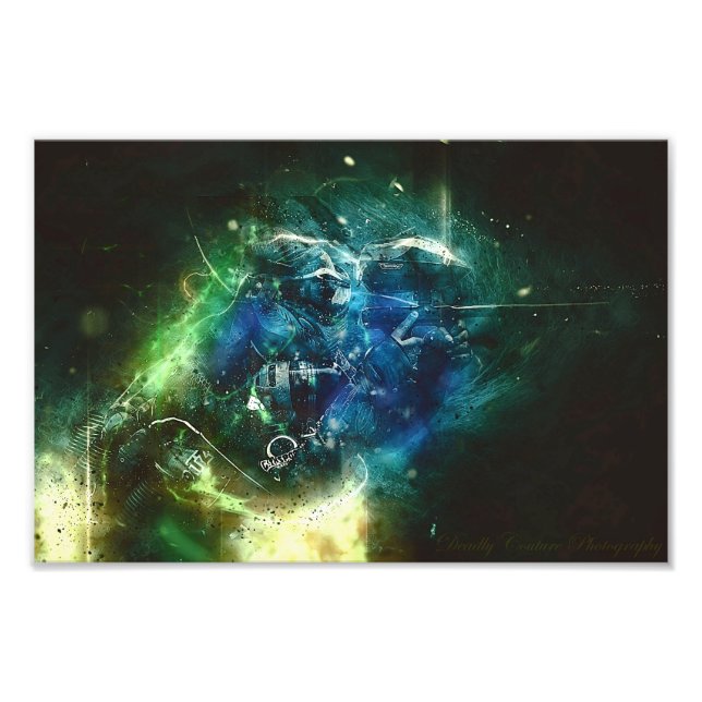 12x8 Paintball drucken Fotodruck (Vorne)