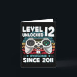 12yr Bday Son Boy Funny Gamer 12th 12 Year Old Bir Karte<br><div class="desc">12yr Bday Son Boy Funny Gamer 12th 12 Year Old Birthday</div>