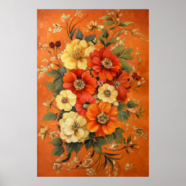 1300 Floral Poster