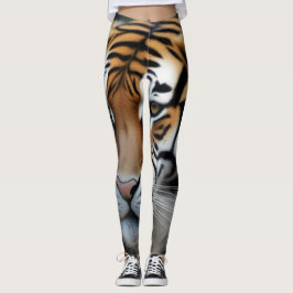 13025 Tiger-Druck Leggings