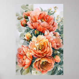 1307 Floral Poster