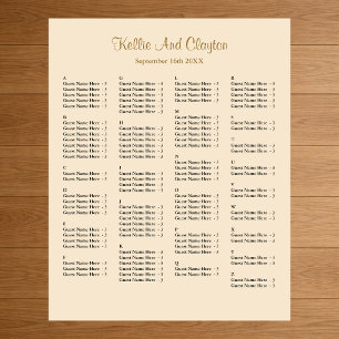 130 Champagner Hochzeitskarte Poster