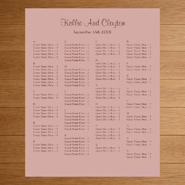 130 Cinnamon Rose Einfache Hochzeitskarte Poster