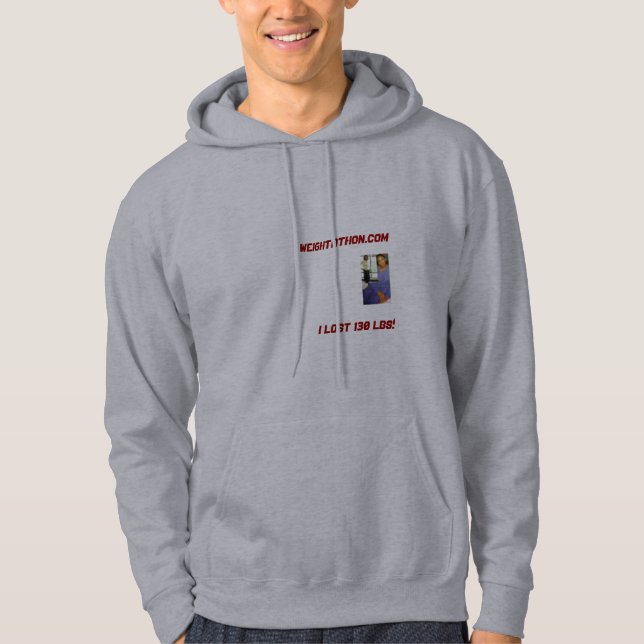 130 lbs verlorener April Dixon Weightathon Hoodie (Vorderseite)