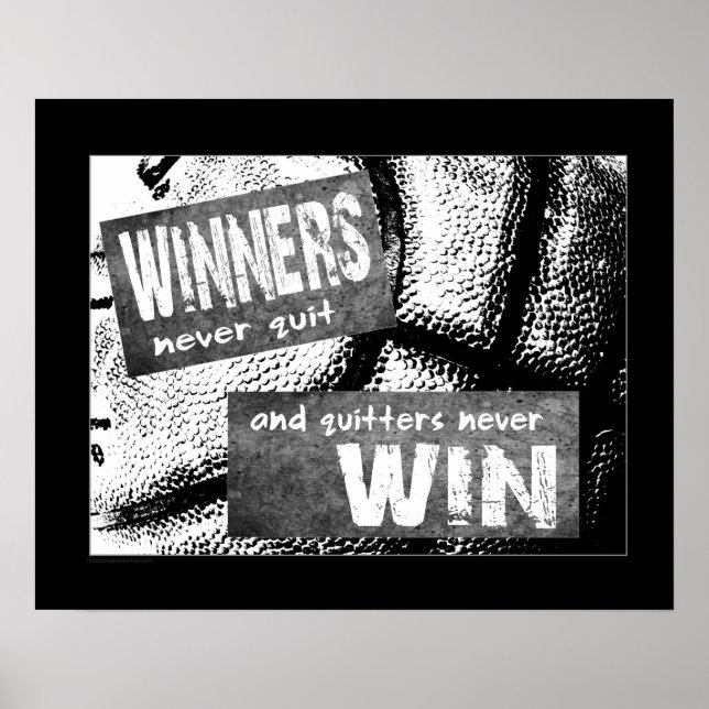 #130 (Matte) Basketball-Poster Poster (Vorne)