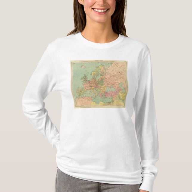 1314 politisches Europa T-Shirt (Vorderseite)
