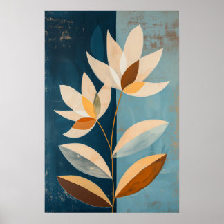 1316 Floral Poster