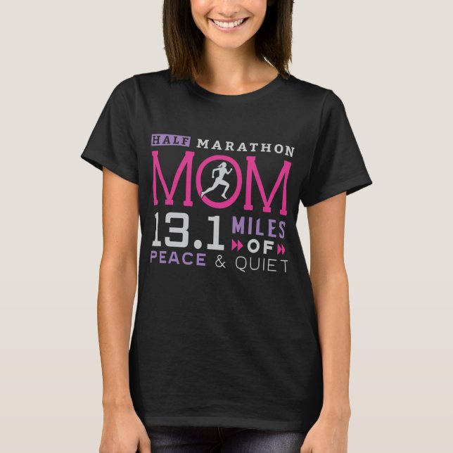 131 Halbmarathon Mama Shirt Running Mommy Runner (Vorderseite)