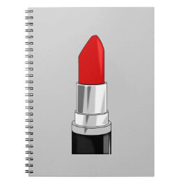 13479 RED LIPSTICK MAKEUP SCHÖNHEIT FASHION STILE NOTIZBLOCK