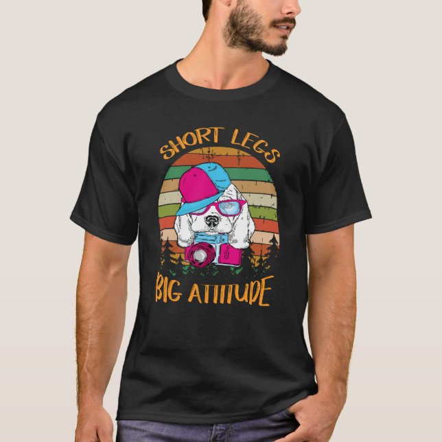 134 Kurze Beine große Einstellung T-Shirt (Vorderseite)