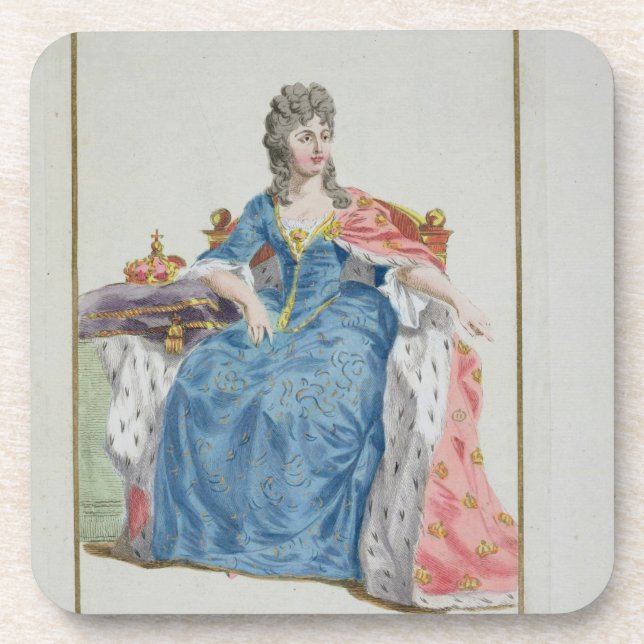 (1353-1412) Königin Margaret Dänemark, Norwegen Untersetzer (Vorderseite)