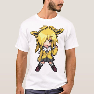 135 JOLTEON Girl Sprite Pixel Art -VOLL POKEDEX!! T-Shirt