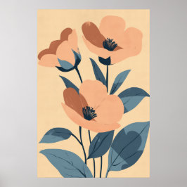 1369 Floral Poster