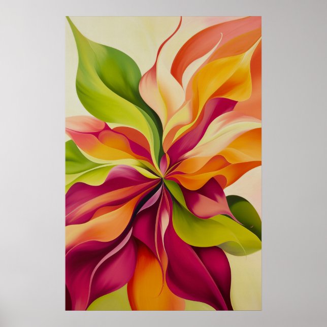 1376 Floral Poster (Vorne)